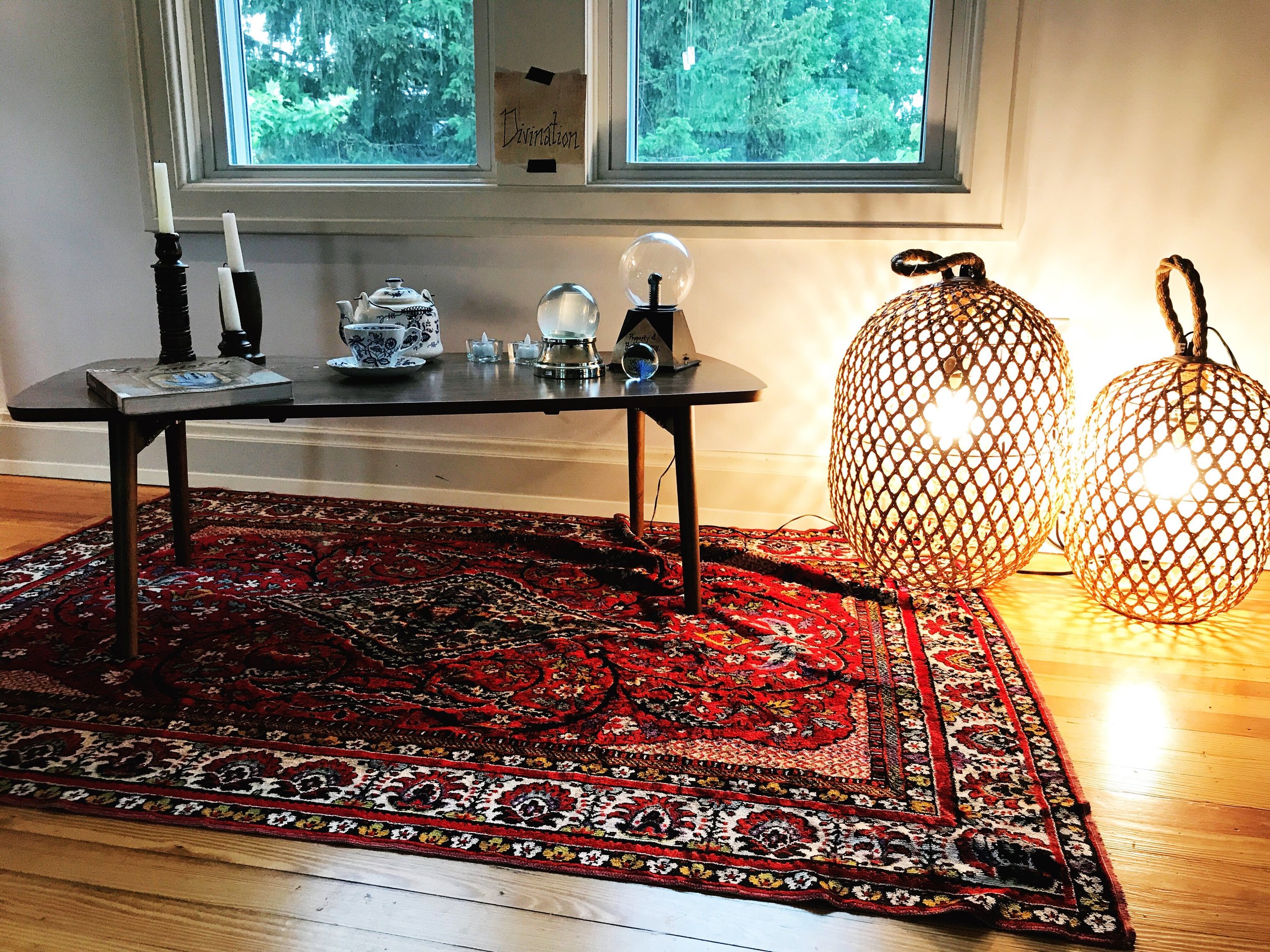 Students could try tea leaf reading, palmistry, and even looking into crystal balls!