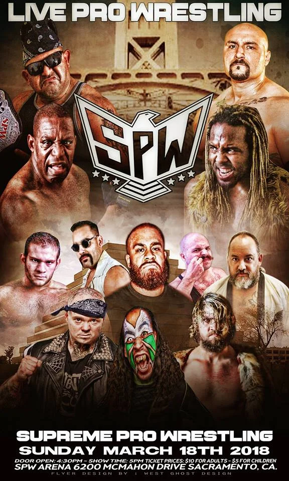 Supreme Pro Wrestling Sunday March 18th