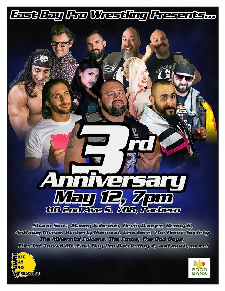 East Bay Pro Wrestling 3 Year Anniversary