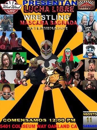 Promo Lucha Azteca in Oakland