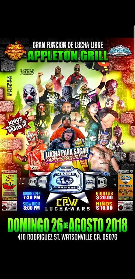 CPW LUCHA WARS/ Appleton Ballroom