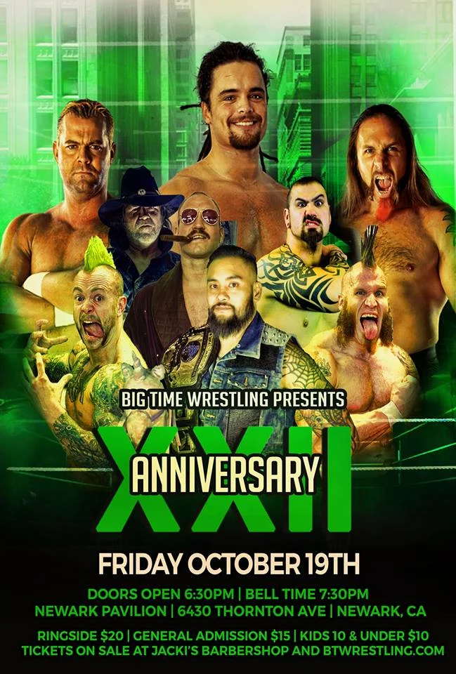Big Time Wrestling presents 22nd Anniversary Show