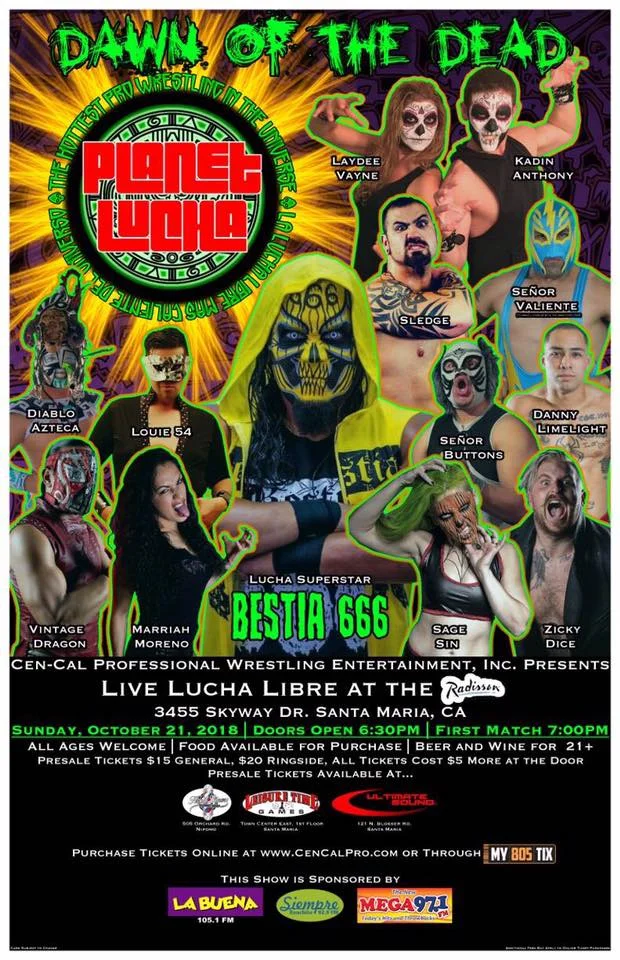 Planet Lucha presents Dawn of the Dead