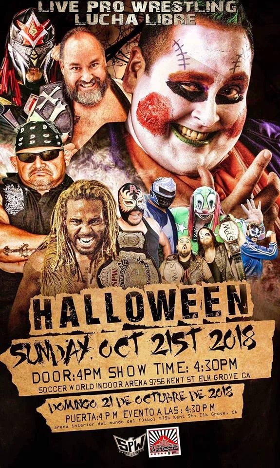 SPW &amp; Promo Lucha Azteca - Halloween Show