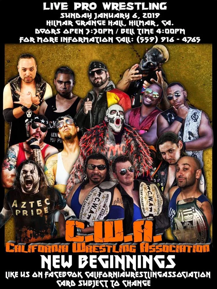 California Wrestling Association presents New Beginnings