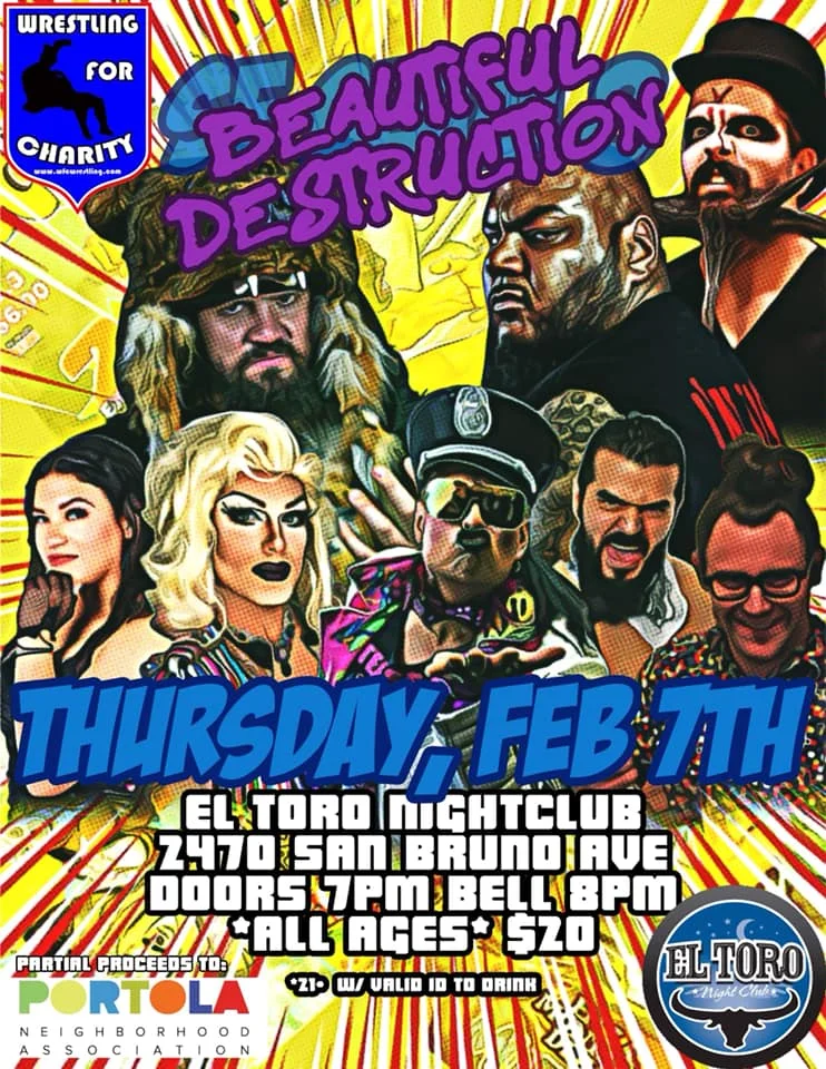 Wrestling for Charity presents SF Slam 8: Beautiful Destruction