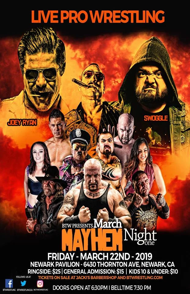 Big Time Wrestling presents March Mayhem in Newark