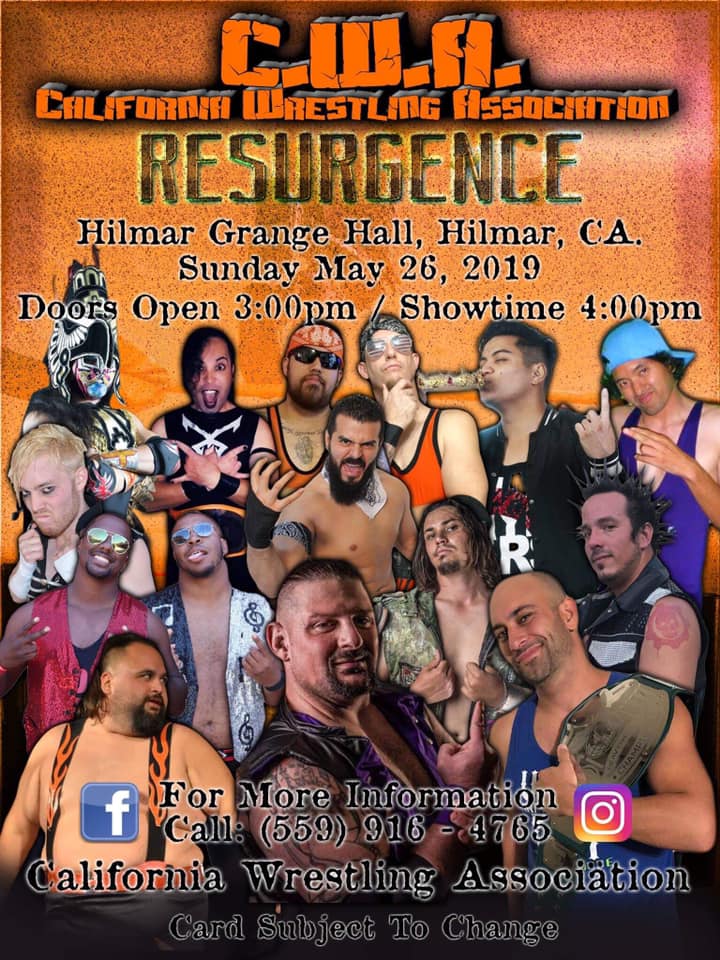 California Wrestling Association presents Resurgence