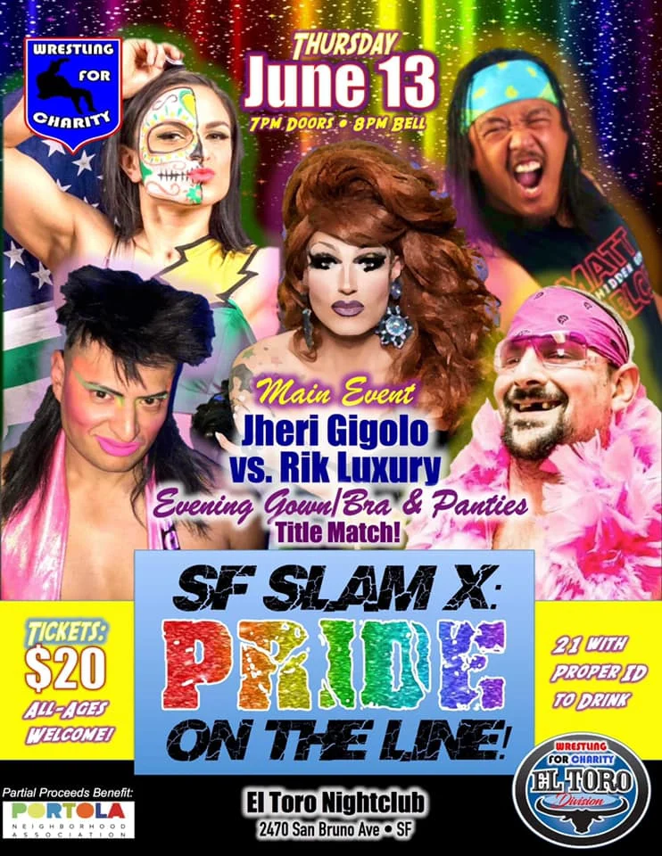 Wrestling For Charity presents SF Slam X: Pride on the Line
