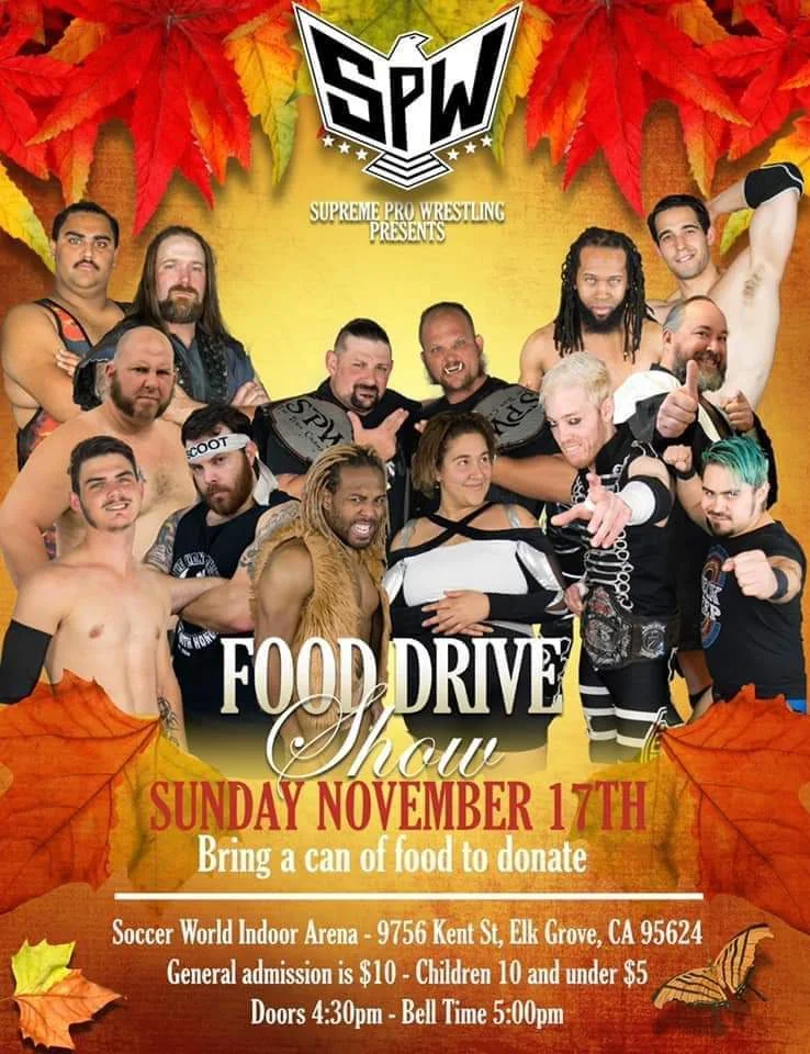 Supreme Pro Wrestling presents Food Drive Show!