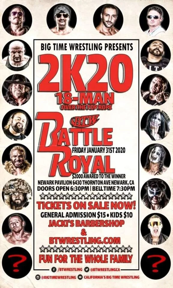 Big Time Wrestling presents 2K20 Battle Royal