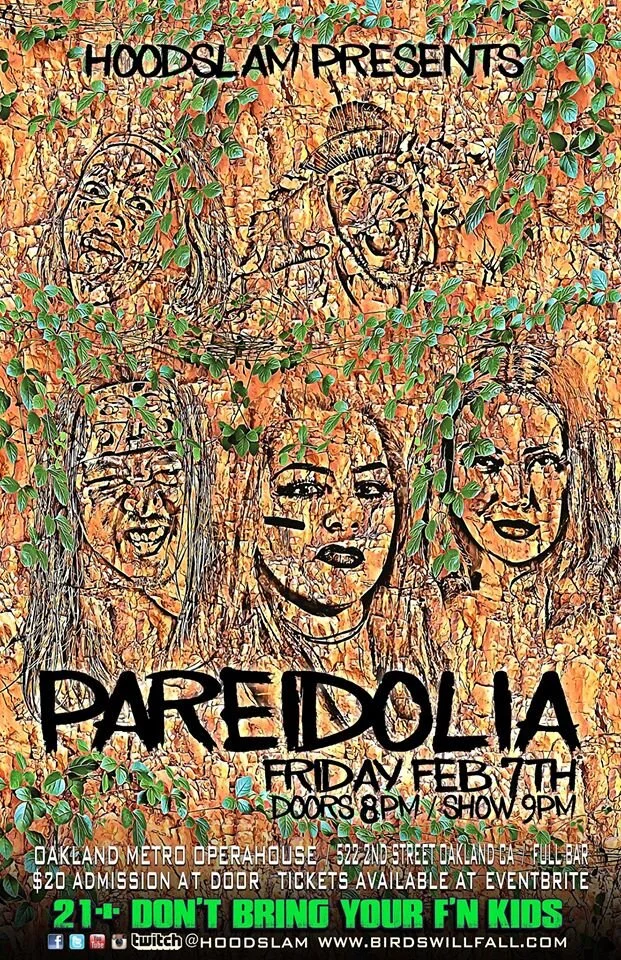 Hoodslam presents Pareidolia