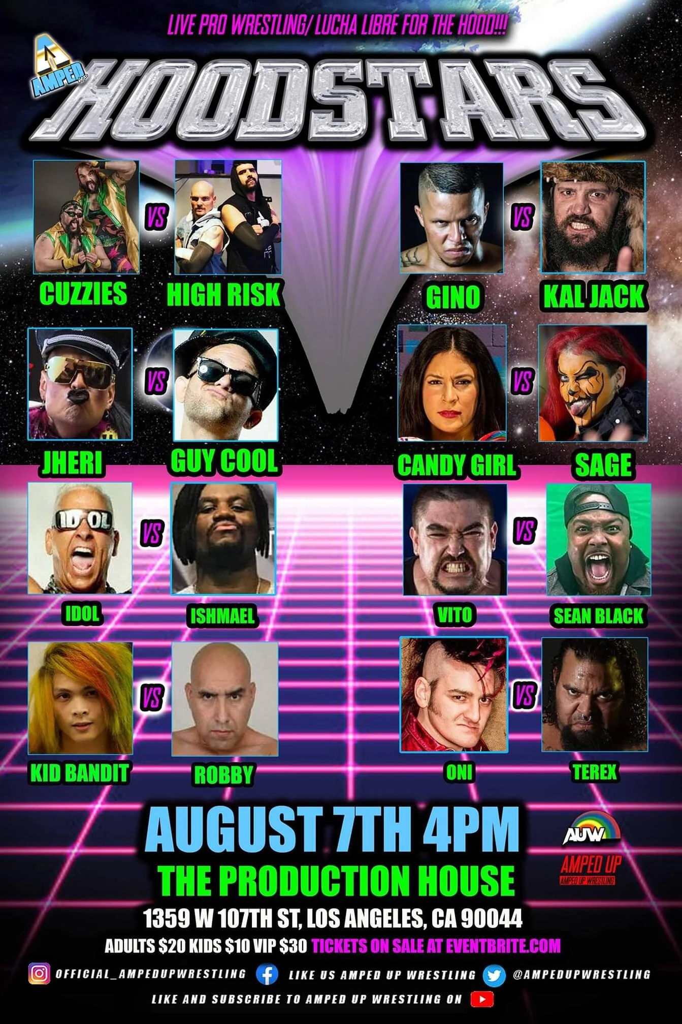 Amped Up Wrestling presents Hoodstars