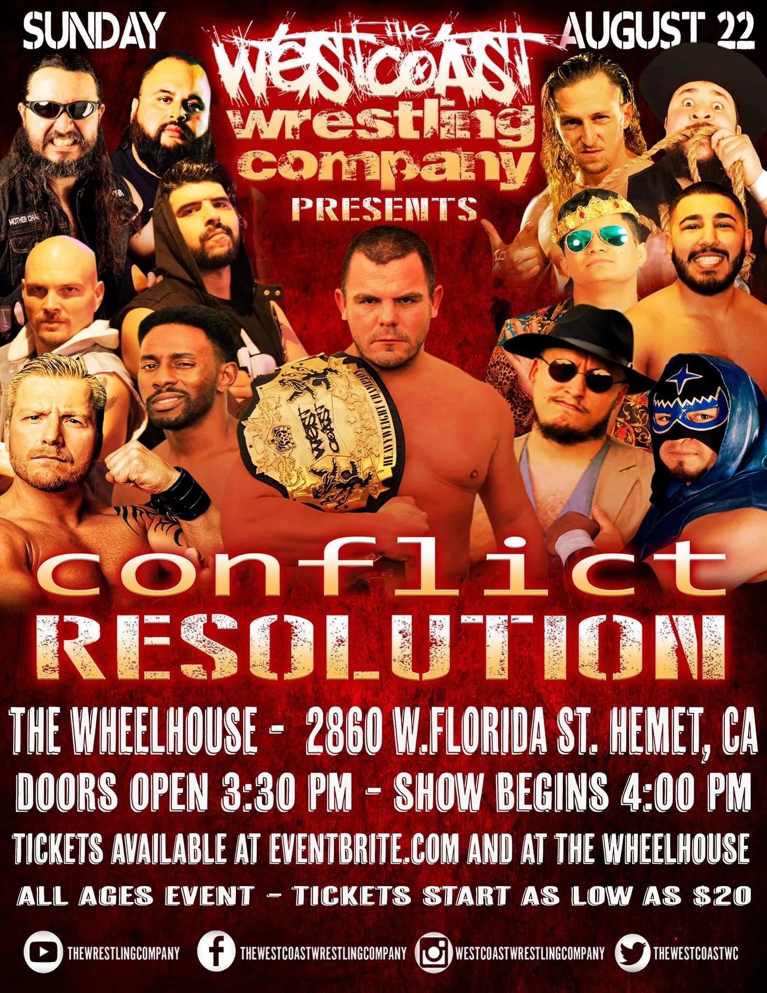 The West Coast Wrestling Company presents Conflict Resolution