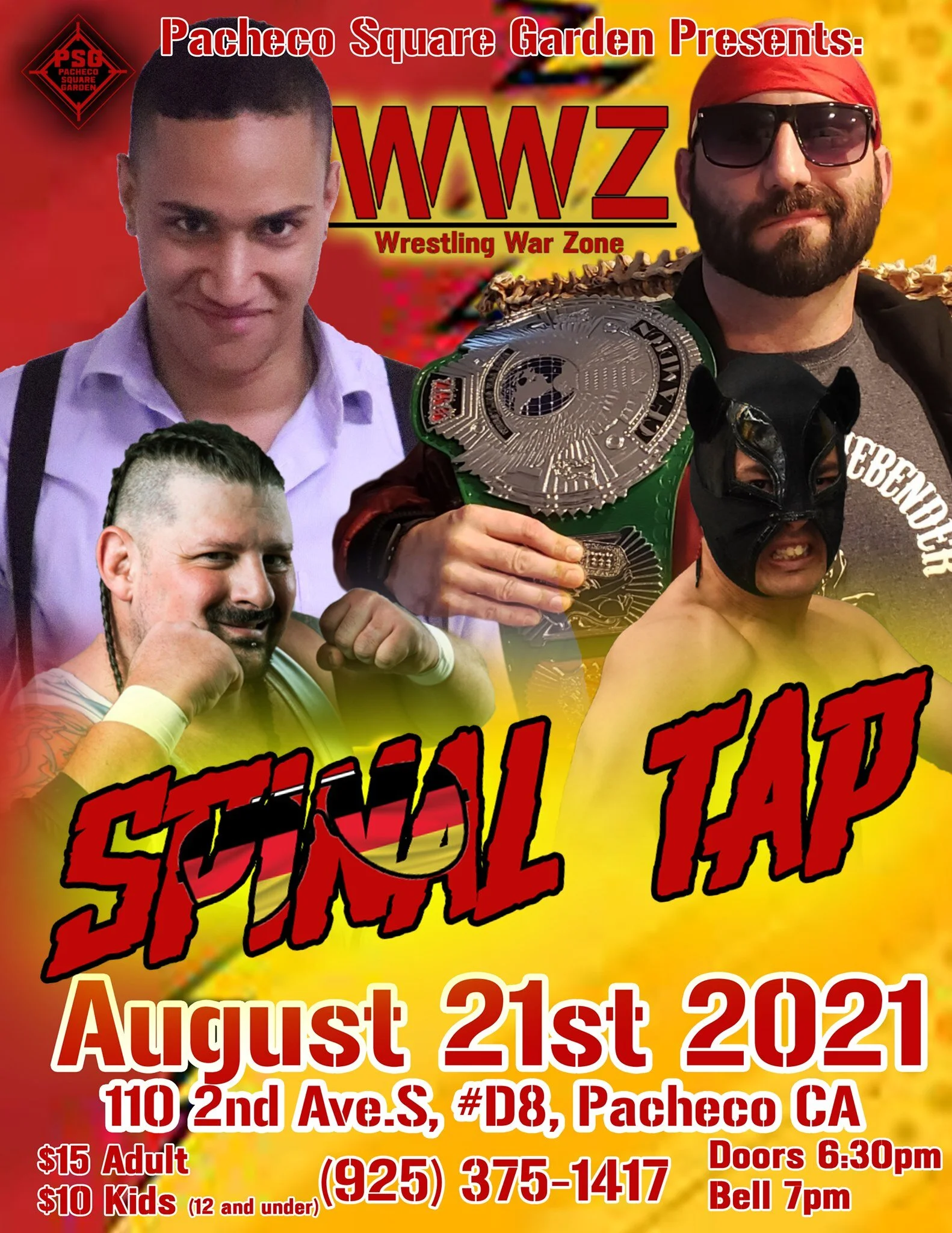 Wrestling War Zone presents Spinal Tap