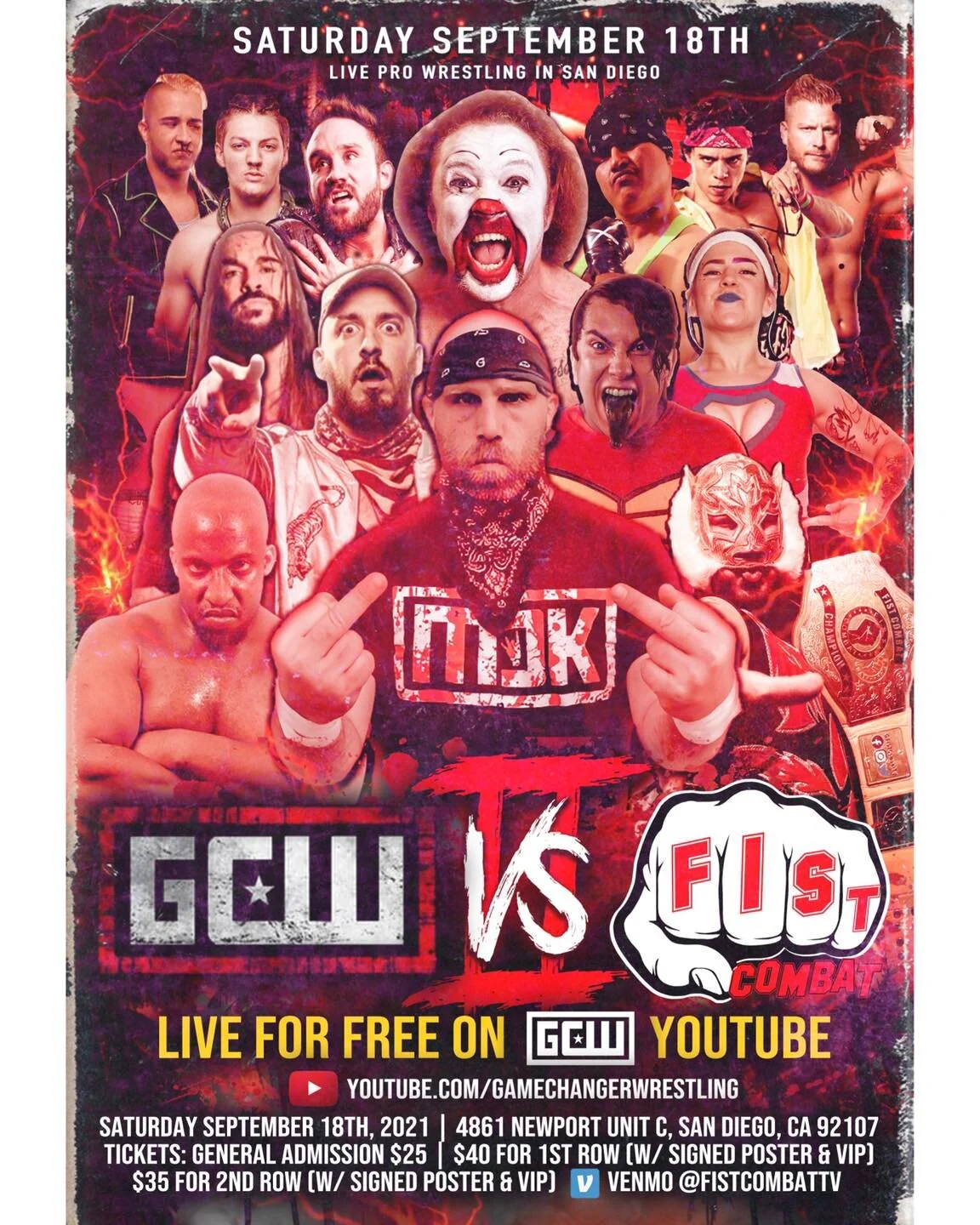 GCW vs FIST Combat Pro Wrestling
