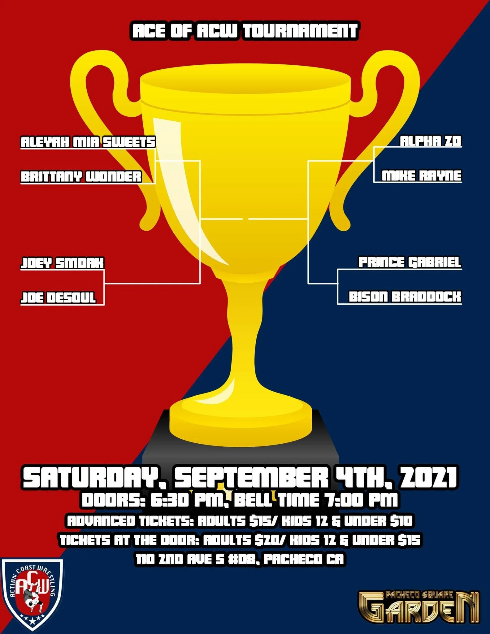 Action Coast Wrestling presents Ace of ACW Tournament