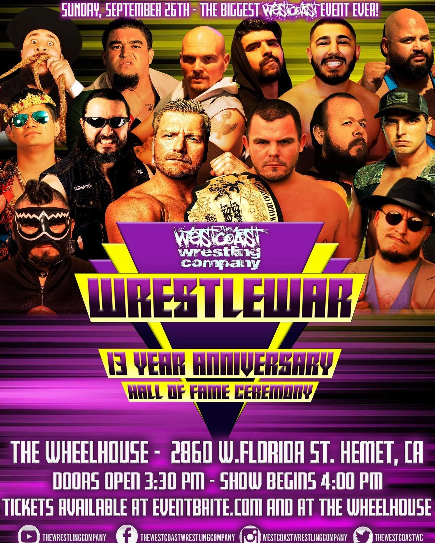 The West Coast Wrestling Company presents Wrestlewar