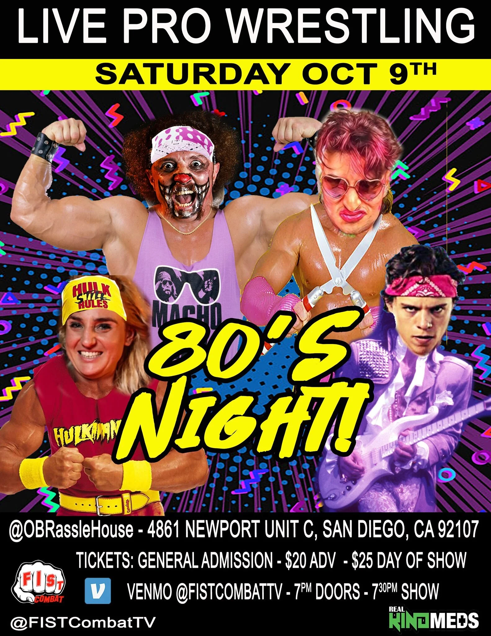FIST Combat Pro Wrestling presents 80's Night