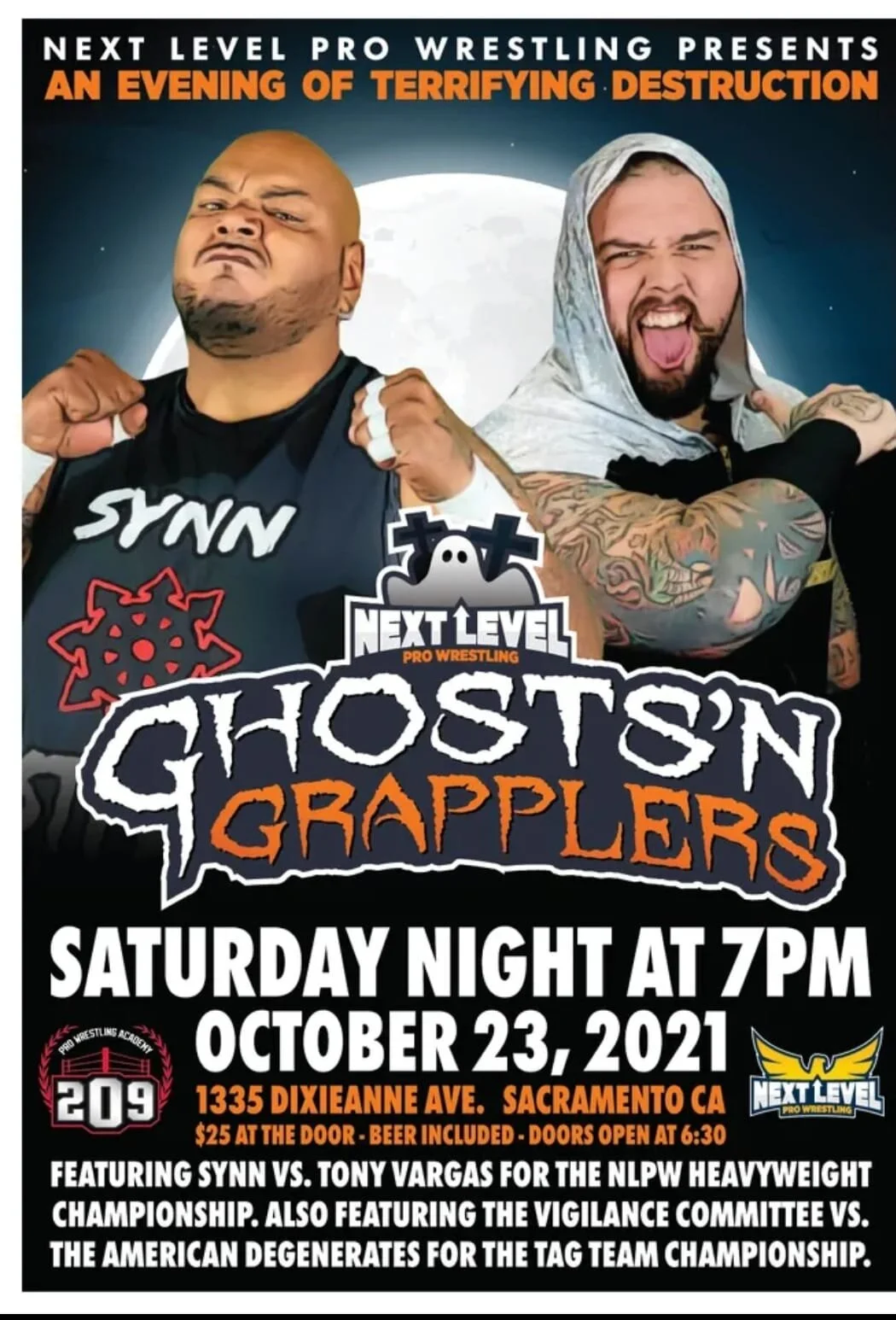 Next Level Pro Wrestling presents Ghosts N' Grapplers