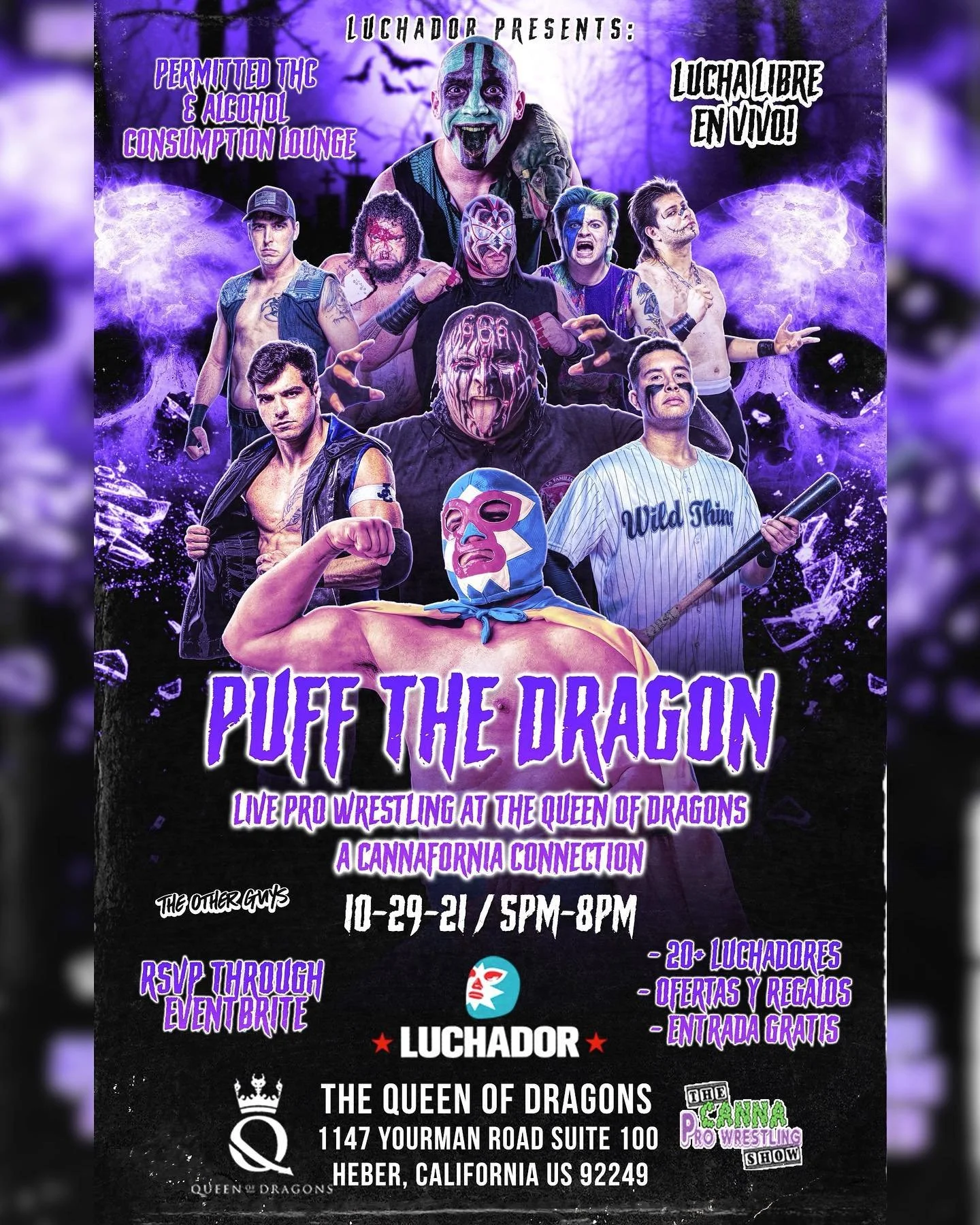The Canna Pro Wrestling Show presents Puff The Dragon