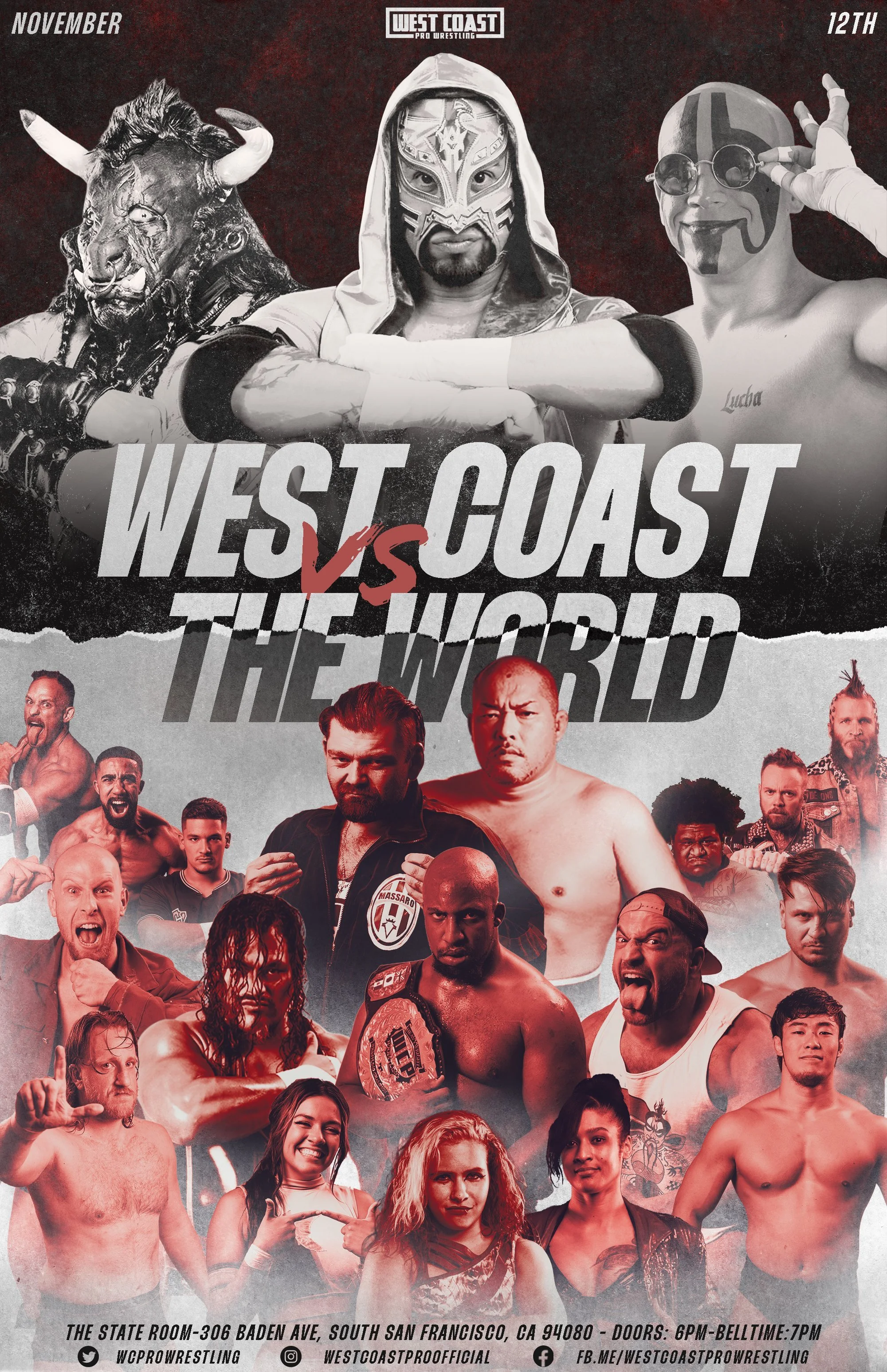 West Coast Pro Wrestling presents West Coast vs The World