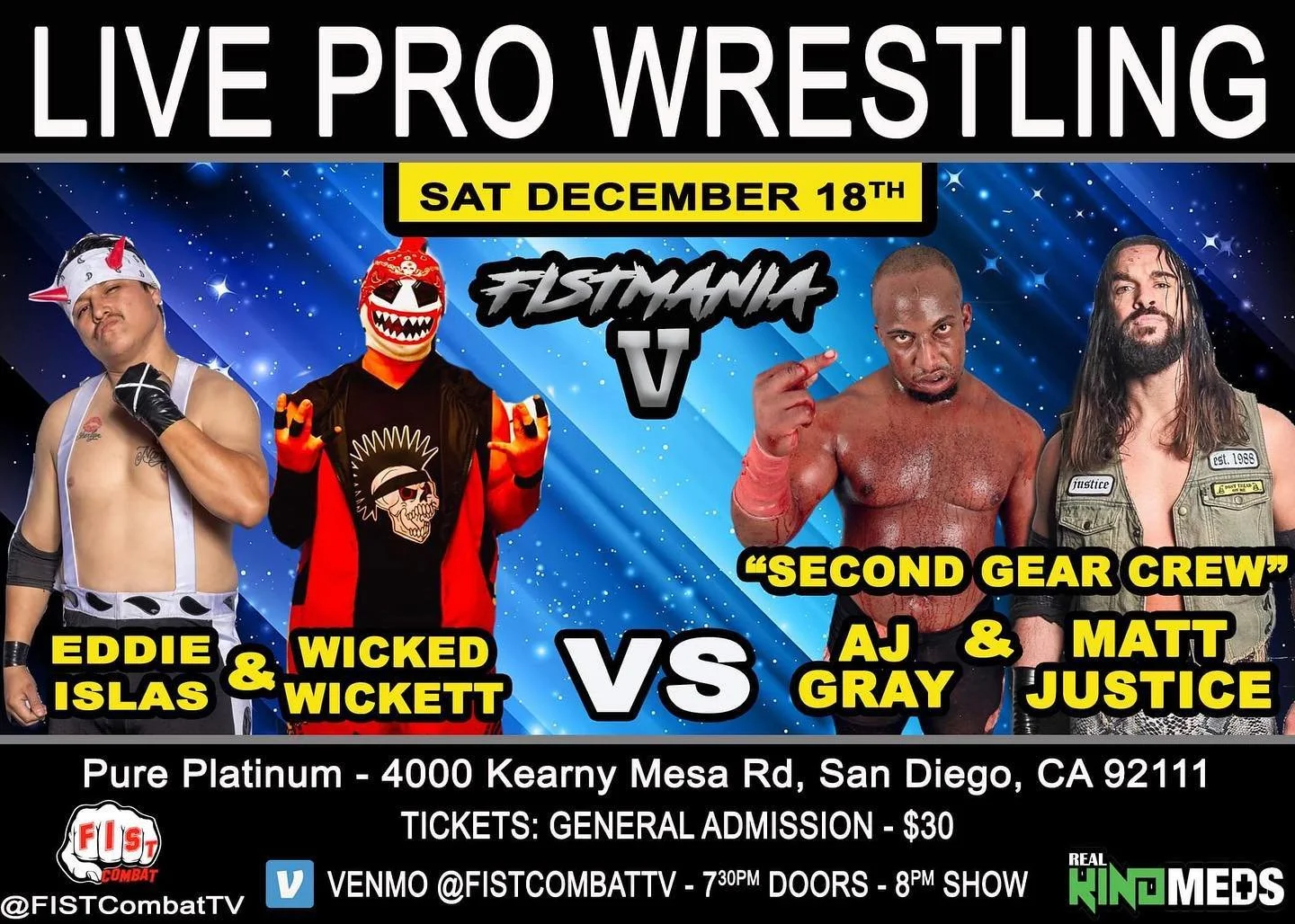 FIST Combat Pro Wrestling presents Fistmania V