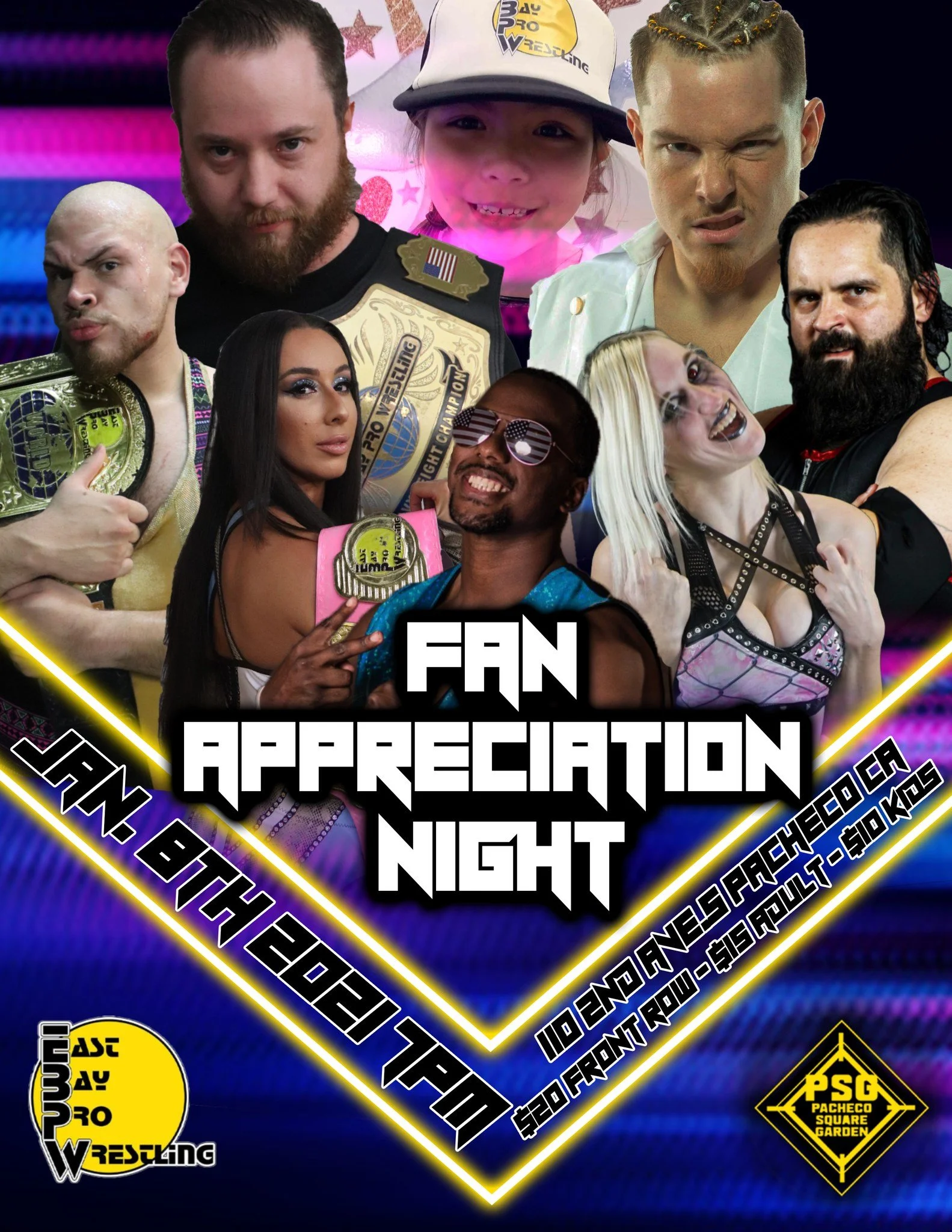East Bay Pro Wrestling presents Fan Appreciation Night