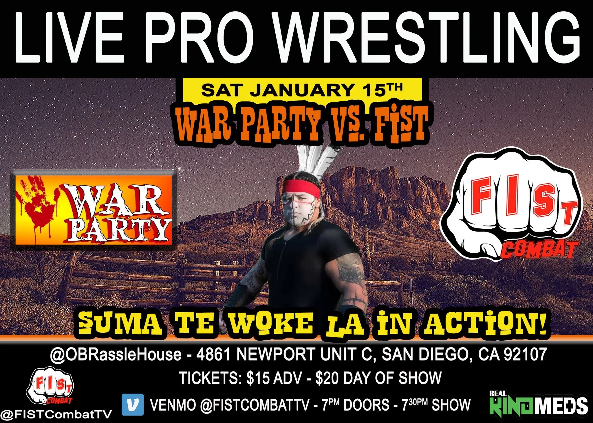 FIST Combat Pro Wrestling presents FIST vs War Party!