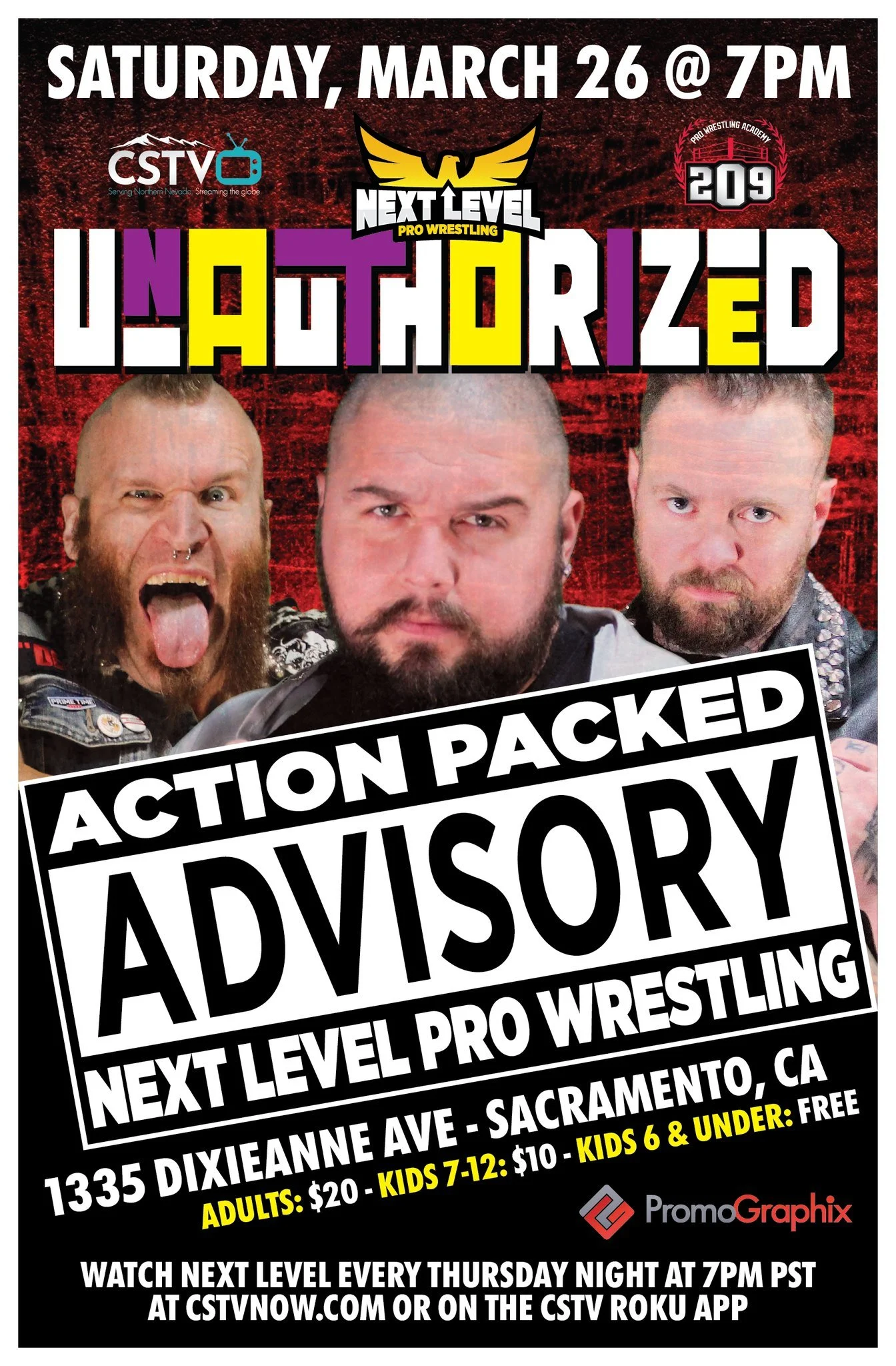 Next Level Pro Wrestling presents Unauthorized