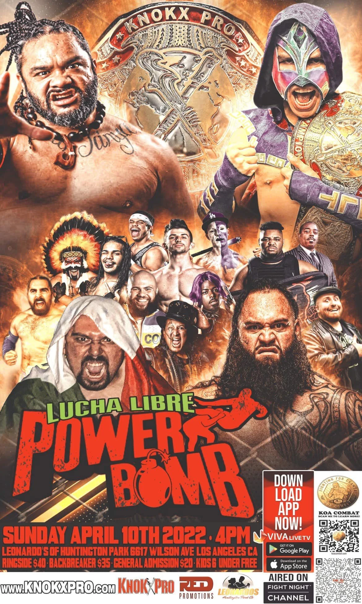 KnokX Pro Entertainment presents Lucha Powerbomb