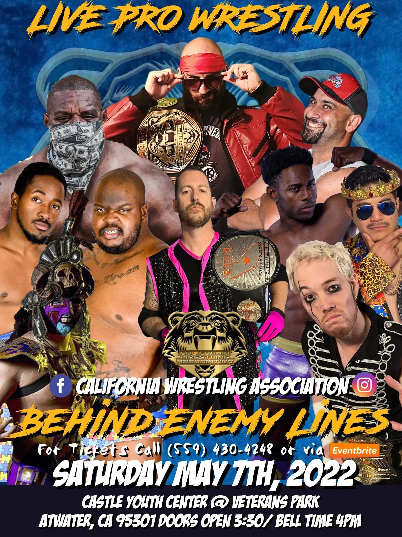 California Wrestling Association presents Behind Enemy Lines