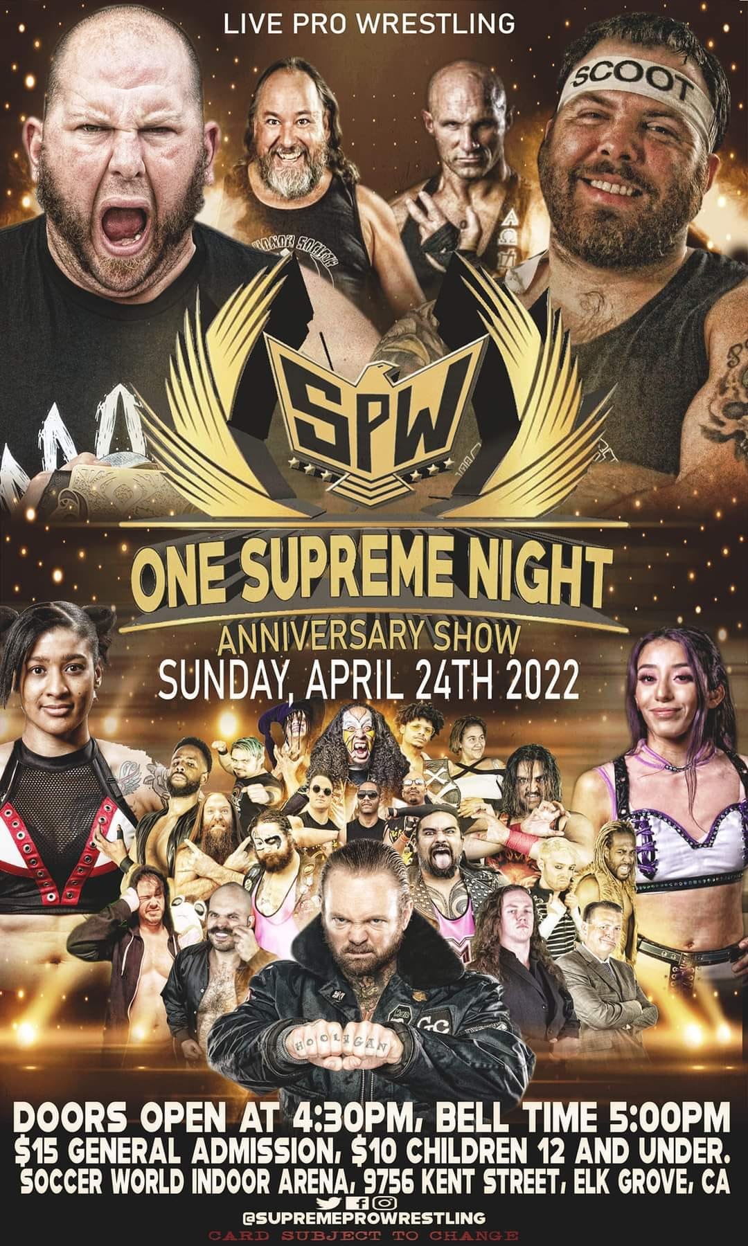 Supreme Pro Wrestling presents One Supreme Night