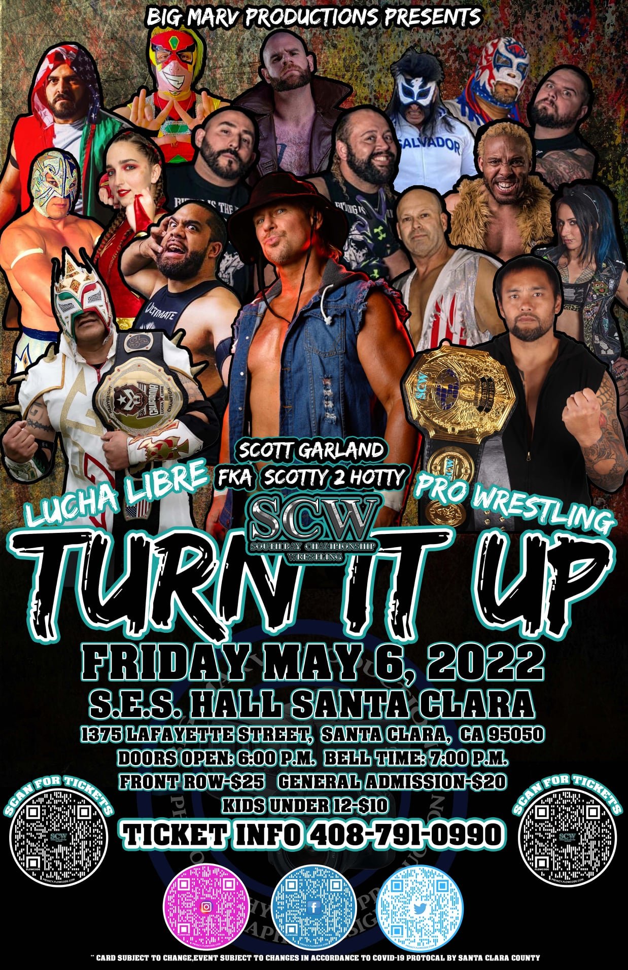 Southbay Championship Wrestling presents Turn It Up