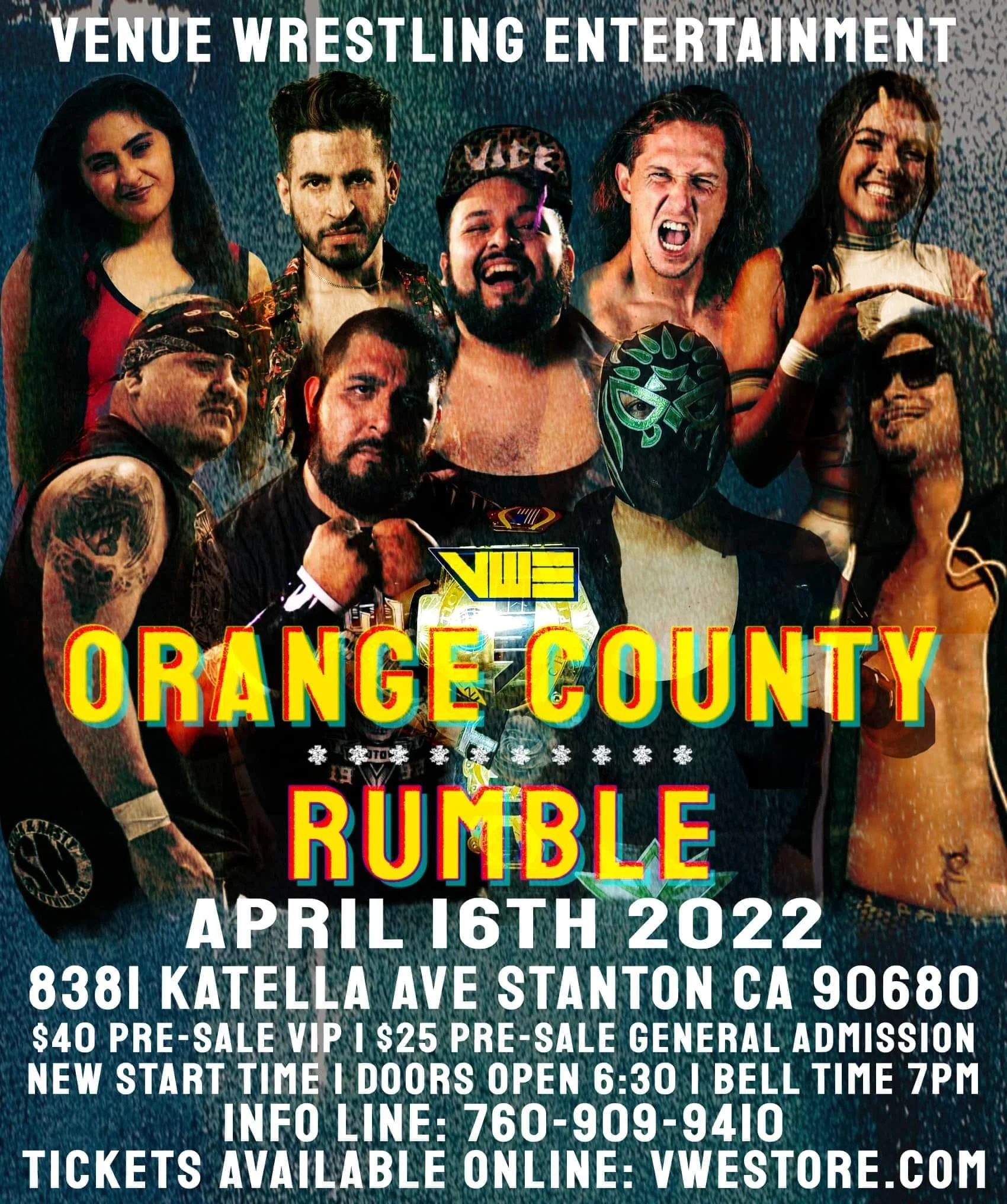 Venue Wrestling Entertainment presents Orange County Rumble