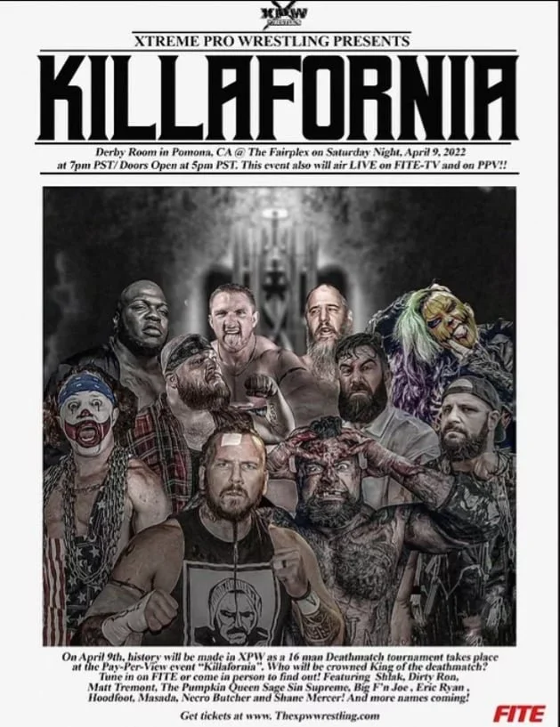 Xtreme Pro Wresting presents Killafornia