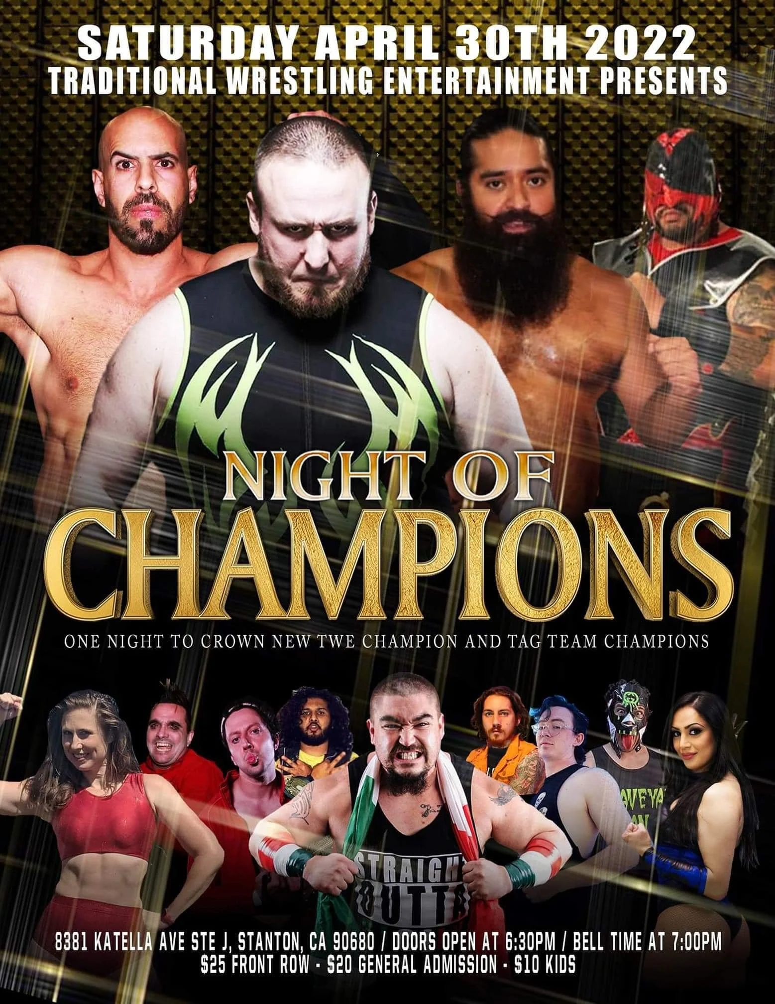 Traditional Wrestling Entertainment presents Night Of Champions