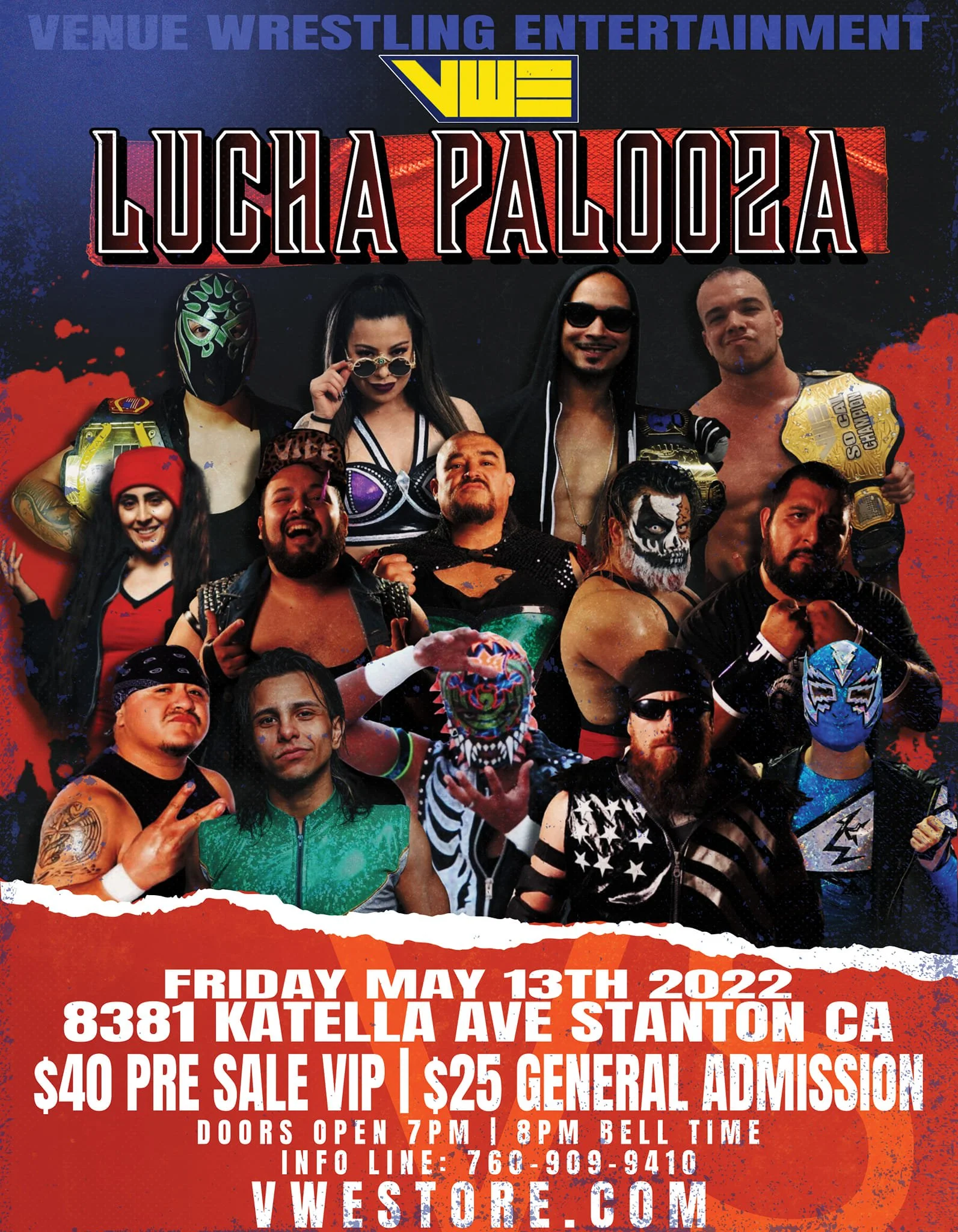 Venue Wrestling Entertainment presents Lucha Palooza