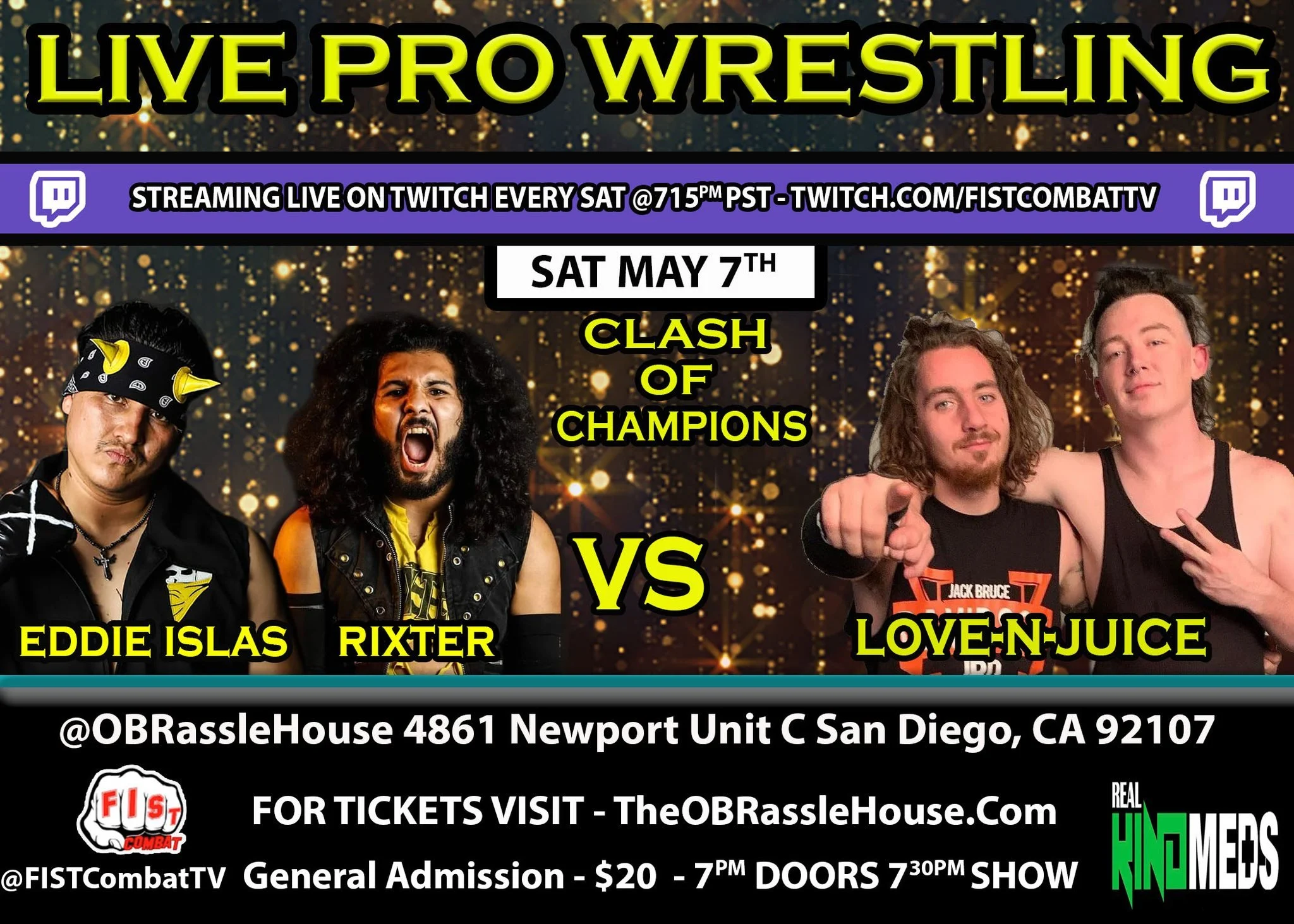 FIST Combat Pro Wrestling presents Clash Of Champions