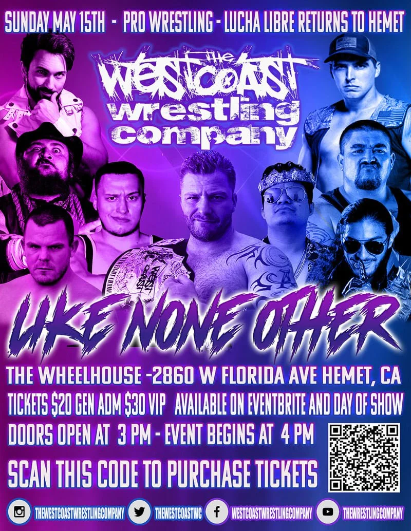The West Coast Wrestling Company presents Like None Other 2K22