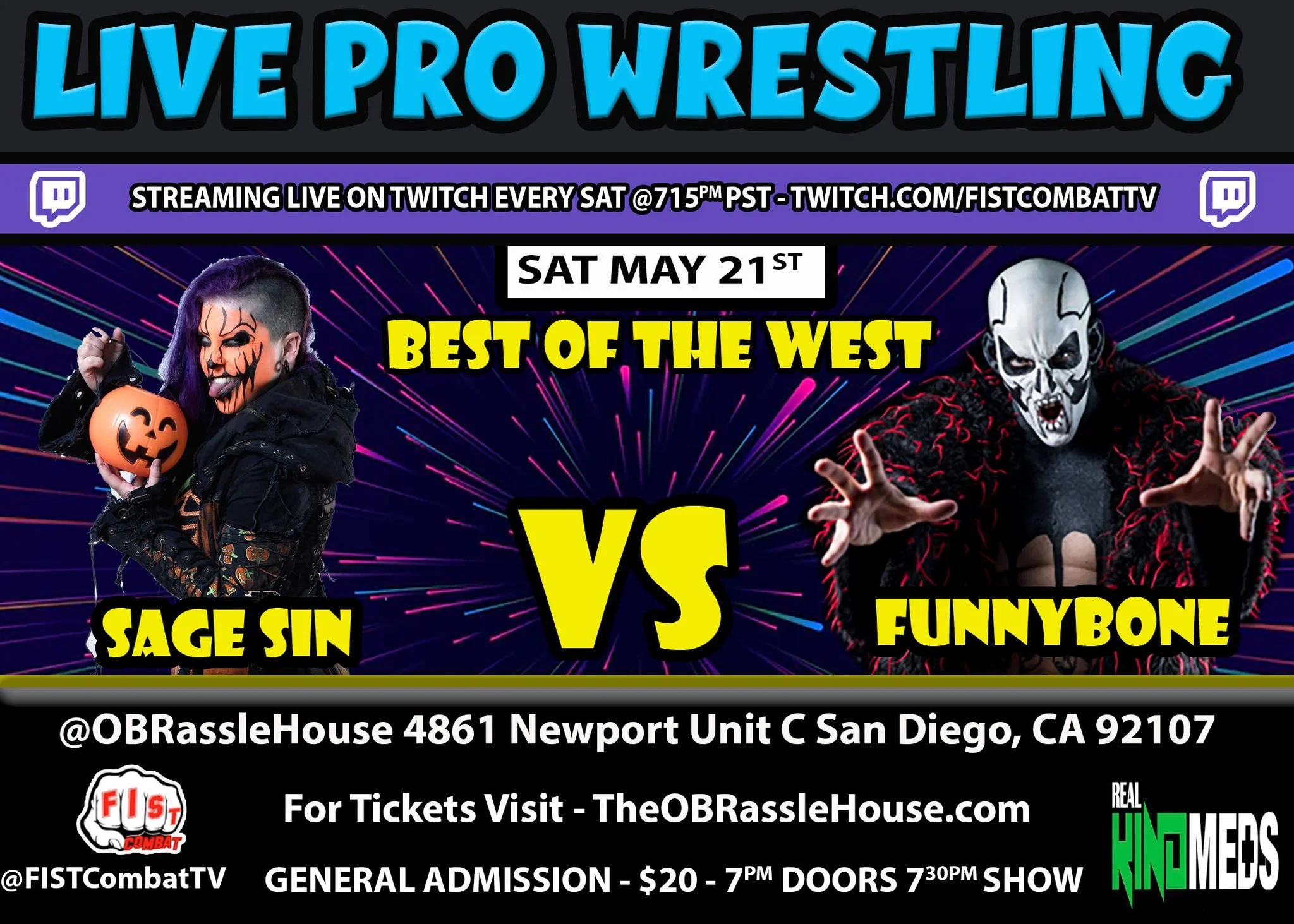 FIST Combat Pro Wrestling presents Best Of The West