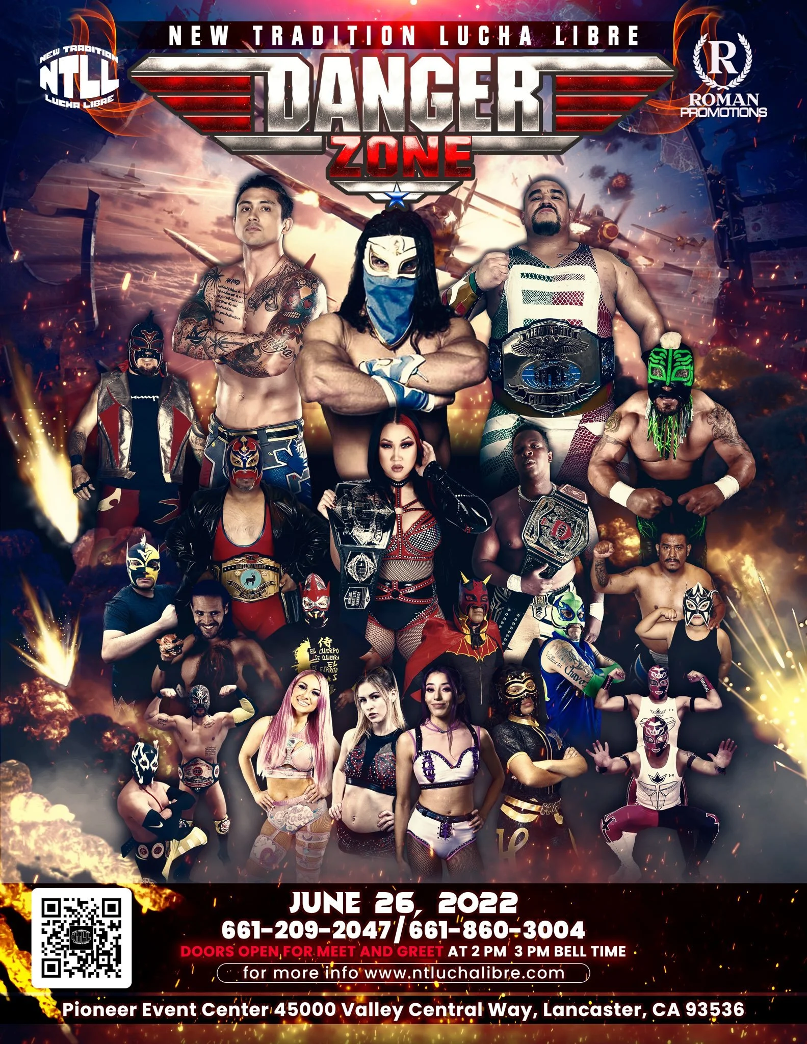 New Tradition Lucha Libre presents Danger Zone