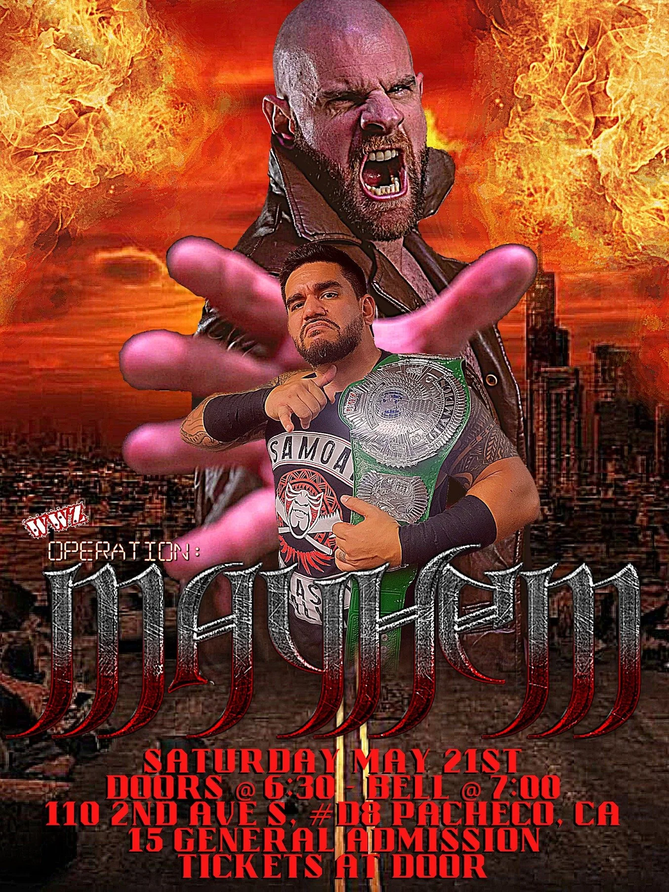 East Bay Pro Wrestling presents WWZ Operaton: Mayhem