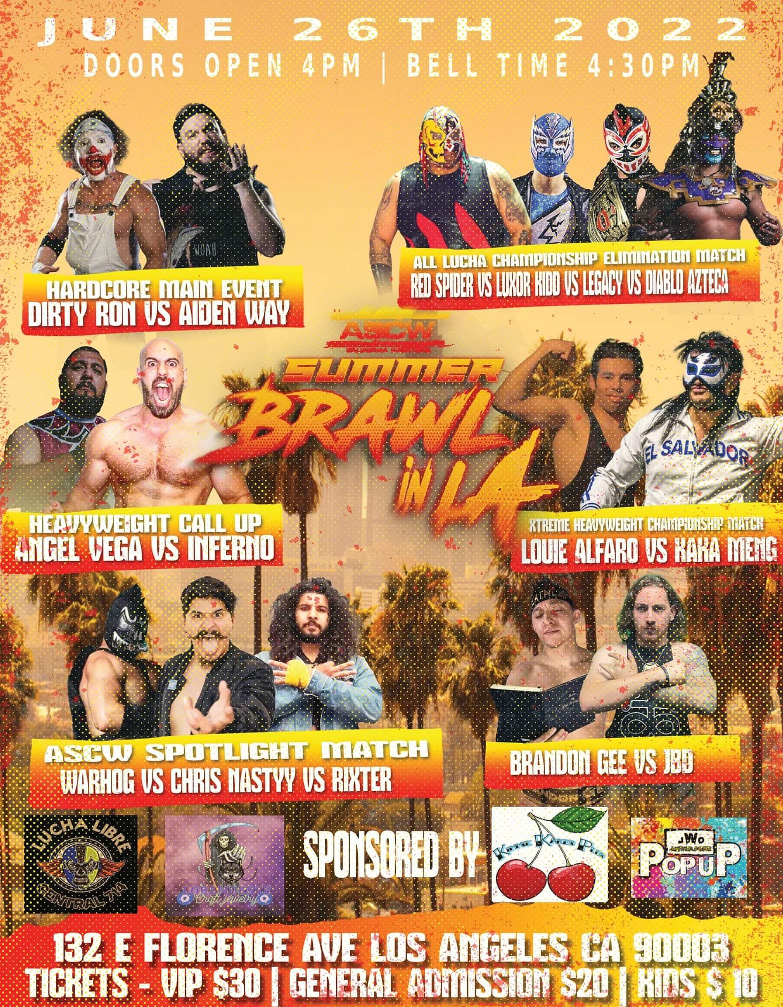 All Southern California Wrestling presents Summer Brawl in LA