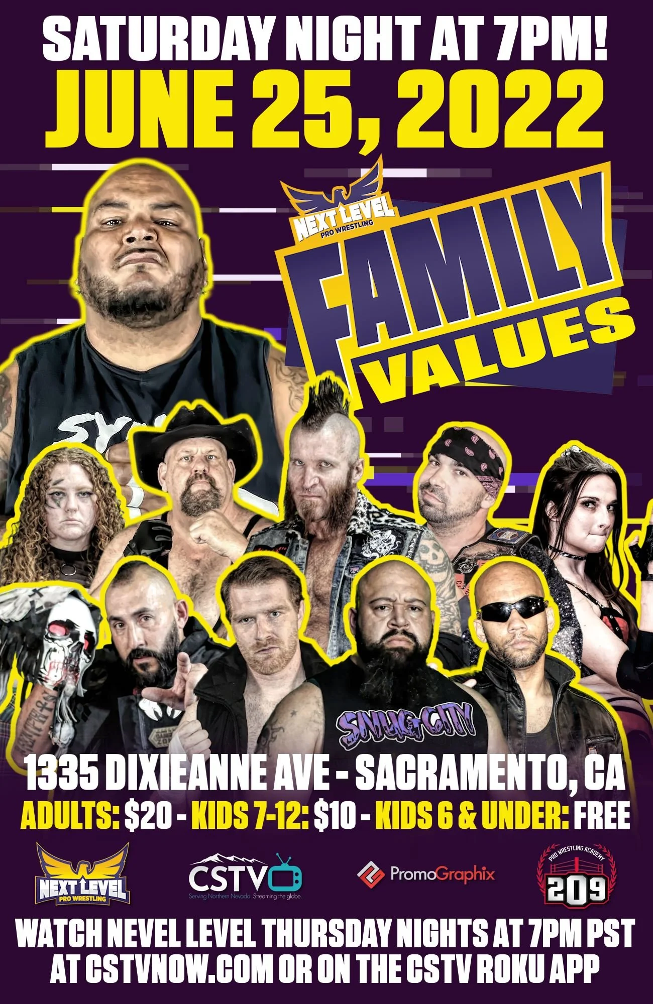 Next Level Pro Wrestling presents Family Values