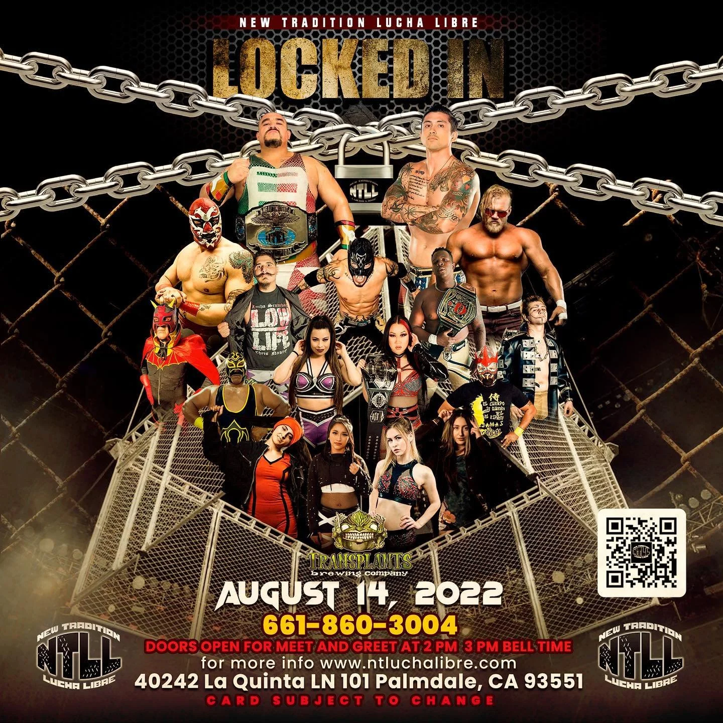 New Tradition Lucha Libre presents Locked In