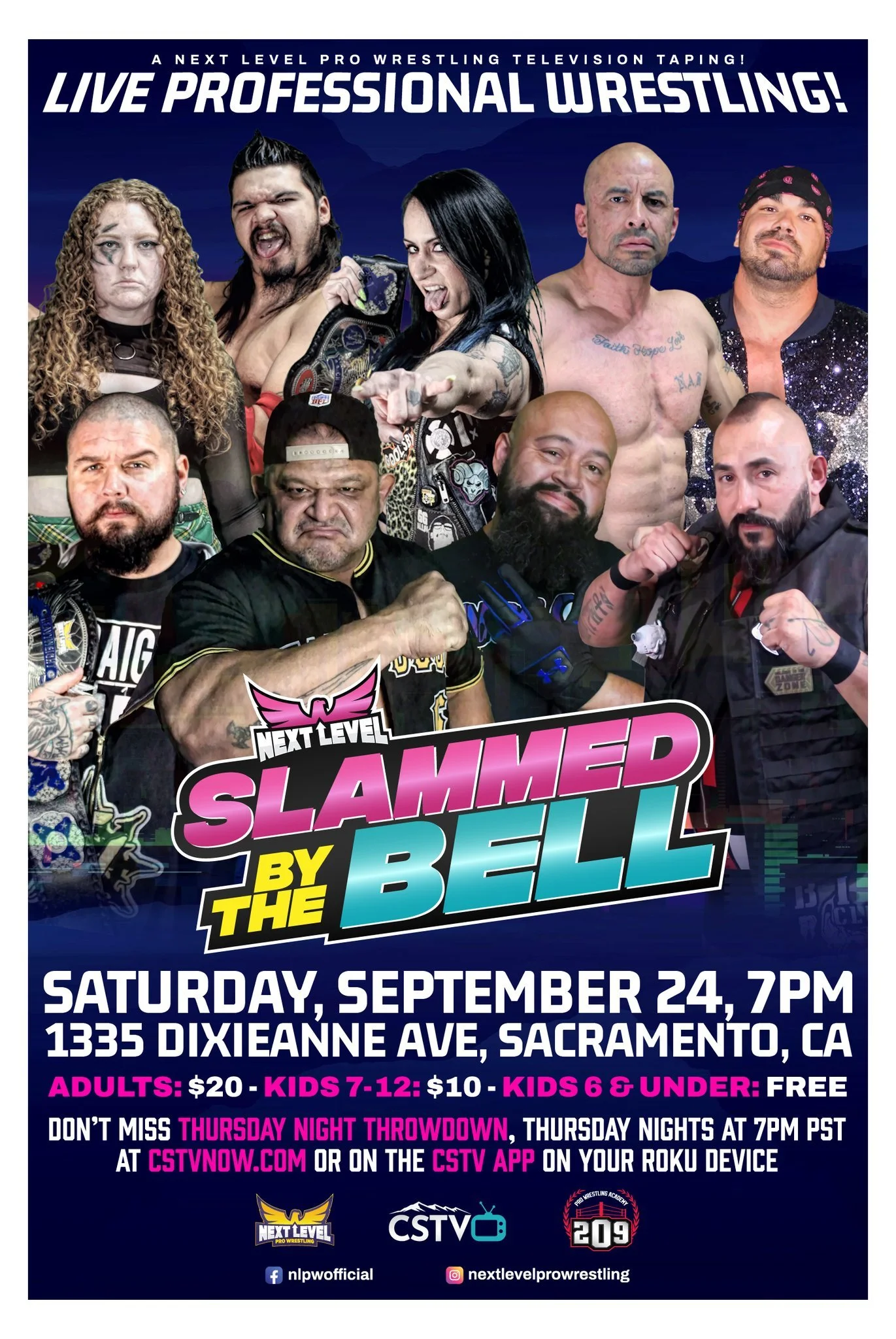 Next Level Pro Wrestling presents Slammed By The Bell