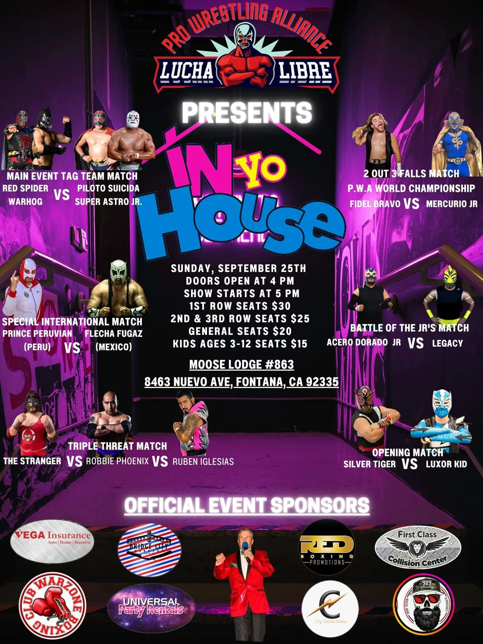 Pro Wrestling Alliance Lucha libre presents In Yo House