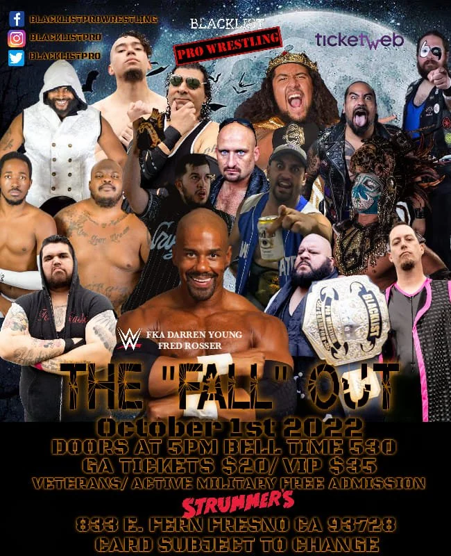 Blacklist Pro Wrestling presents The Fall out