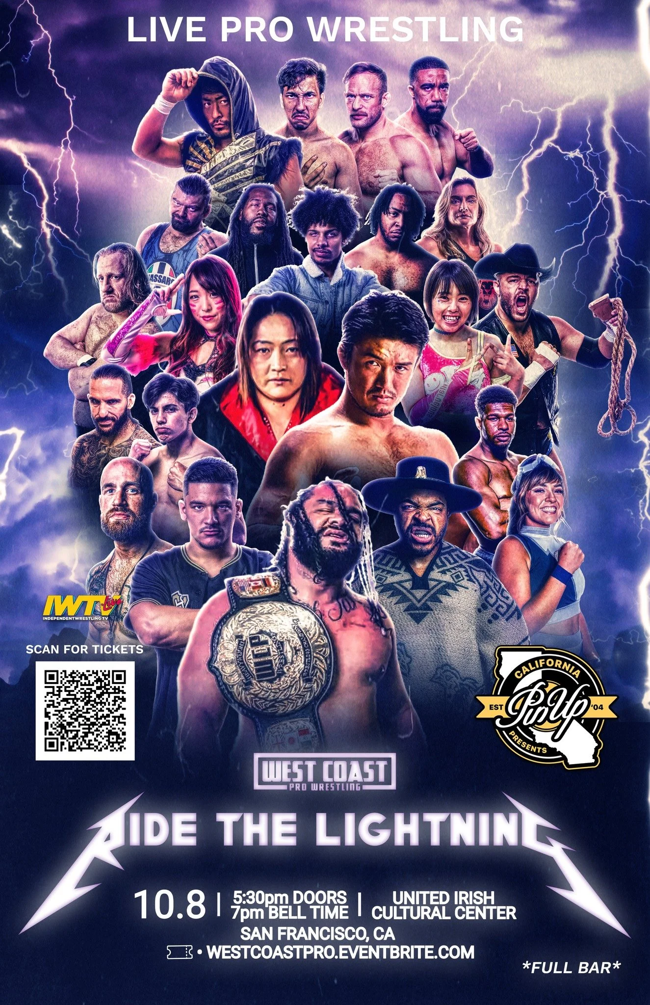 West Coast Pro Wrestling presents Ride The Lightning
